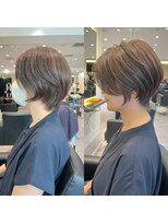 アンド ストーリーズ(&STORIES)&nbsp;前下がりショート/前髪/絶壁解消/小顔効果/30代/40代【橋本】