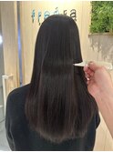 髪質改善サラサラプレミアム大人ガーリー韓国ロングAライン