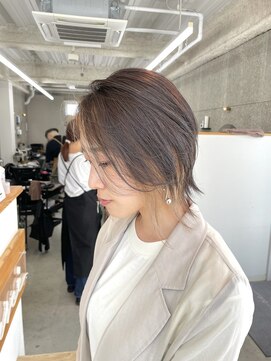 フラッグヘア 新宮店(Flag HAIR) インナーカラー×ウルフボブ