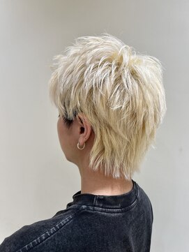シュヴー 西葛西(CHEVEUX) メンズショート　抜きっぱなしブロンド