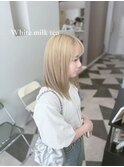 うる艶White milk tea