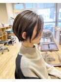 大人ショート/丸み/くびれ/マッシュ/ショート/髪質改善