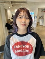 エヌプラス(N+)&nbsp;ホワイトグレージュミニウルフチェリーブラウンデジタルパーマ