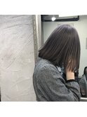 ラベンダーグレージュ透明感カラー