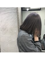 マルフェ 天王寺(marfe) ラベンダーグレージュ透明感カラー