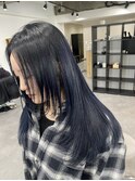 レイヤーカット×ネイビーカラー☆