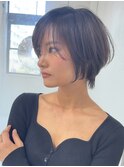ウェーブミディアム似合わせカットメルティカラーショート/大宮