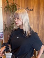 ニクスフリー(nix free)&nbsp;エンドカラー/ブロンド/ベージュカラー/ブリーチ/髪質改善