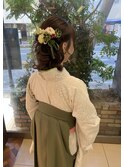 卒業式お支度ヘアメイク袴着付け