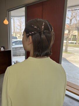 ヘアー バトン(hair vaton) ボブアレンジ