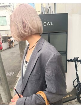 スリーエヌ(NNN) silk blond bob