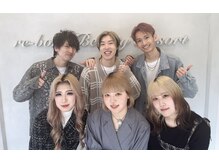 リボーン ビューティー リゾート(re-born Beauty Resort)の雰囲気(トレンドヘアーが大得意の精鋭スタッフ達です♯新鎌ヶ谷)