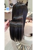透明感ブラック×髪質改善トリートメント