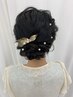 【ヘアセット＋パールヘアアクセサリー】9時台￥3000♪