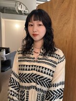 ユー セント(yew scent)&nbsp;オン眉×ミディアムパーマ