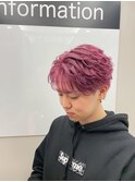 波巻きパーマツイストスパイラルスパイラルパーマ