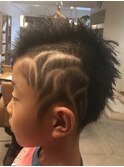 キッズカット×フェード×刈り上げ