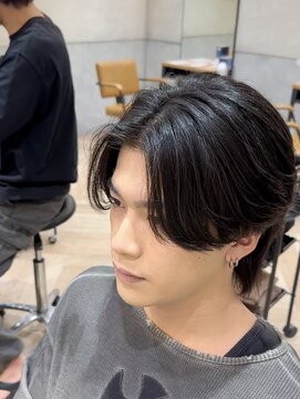 曲がる縮毛矯正専門店 バイ レイズ 名駅(曲がる縮毛矯正専門店 by RAYS) 名古屋毛流れニュアンスセンターパートウルフ  h