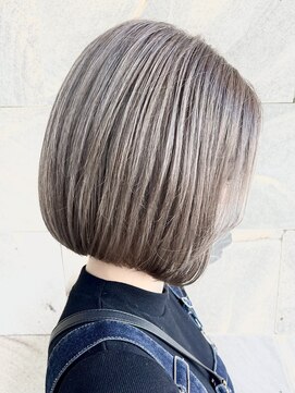 ユキ 八事(yukii) ホワイトグレージュ/デジタルパーマ/チェリーブラウン/八事