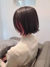 コルマーノ(COL MANO)&nbsp;【南部担当】ボブ×ピンクイヤリングカラー