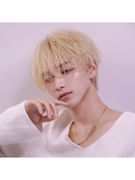 ゴールド 大阪 梅田店(GOALD) ハイトーンラウンドマッシュ束感ヘア