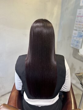 ワインレッド×水素トリートメント