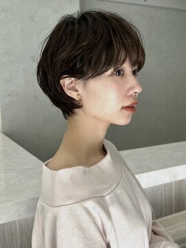 コール ネックス ザ サロン 表参道(COALL nex the salon) 前髪あり大人ガーリーパーマショート