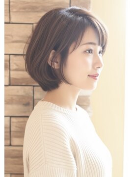 レウナ 外苑前(Reuna) 30代40代大人可愛いボブ ワンカール 大人ボブ