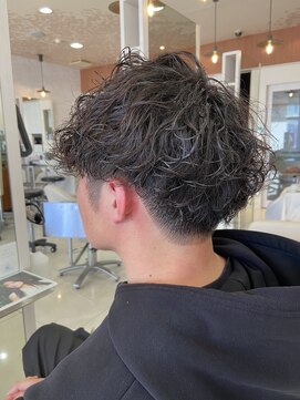 アール 滝ノ水店(#arl) MEN'S HARE波巻きパーマツーブロック