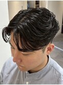 MEN’S/リバースセンターパート/ニュアンスパーマ/錦糸町