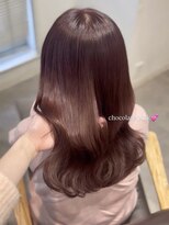 ユーフォリア 青山(Euphoria)&nbsp;ブリーチなしWカラー＊ピンクブラウン＊チョコカラー＊担当ami