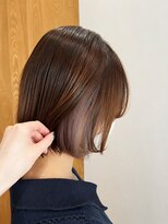 トリート 市川店(TREAT)&nbsp;ボブ×薄ピンクインナー