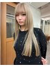 他サロンムラ修正ハイブリーチカラー＋髪質改善トリートメント￥27500～