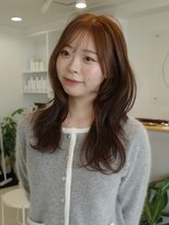 エンリッチヘア(enrich hair)&nbsp;ブリーチなしべージュ/レイヤー/顔まわり