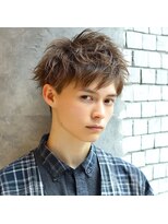 アンサ 阪急桂店(ANSA) メンズ/爽やか/定番/ツーブロック/ブリーチなし/ベージュ