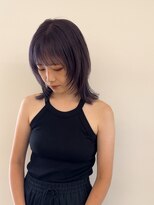 ヨハヘアガーデン(YOHA HAIR GARDEN) ◎顔周りレイヤーミディアムウルフ @shoki_yoha