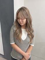 ソワンドゥブレスシエン 堀江店(soin de brace CIEN) ブロンドミルクティー×ハッシュカット