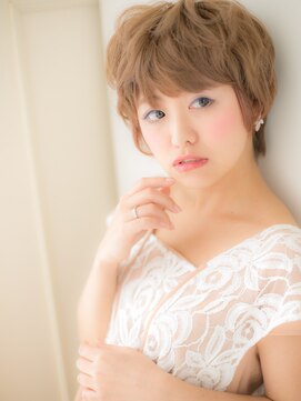 美容室 ヴィヴァーチェ 川間北口店(vivace) +vivace+ ランダムカールの個性派ショートボブa