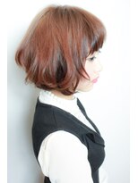 ヘアーゼロ 南新町(HAIR ZERO) エアリーな質感がフェミニンミニボブ