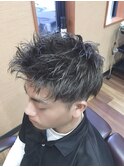 ツーブロックヒートカールスタイル2