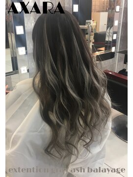 アザラ(AXARA) 【AXARA 海老名】グレイアッシュ・バレイヤージュ