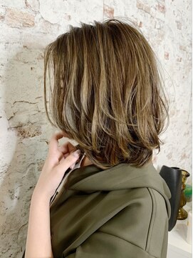 ルーファス 恵比寿 渋谷(Ruufus) 大人のアッシュバレイヤージュ【Ruufus恵比寿渋谷】31513