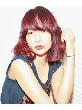 ラムデリカ(LUMDERICA) 若く見える髪色ズベリーピンク/横浜美容室ラムデリカYUKA