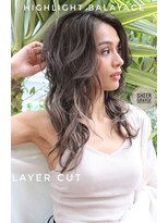 トルネード(TORNADO) シアーグレージュハイライトバレイヤージュグラデーションカラー