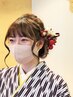 卒業式のハカマ　〈ヘアセット・着付け〉　￥12980～