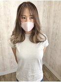 フェイスラインハイライト バレイヤージュ