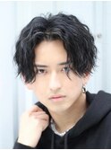 前下がりセンターツイスパ