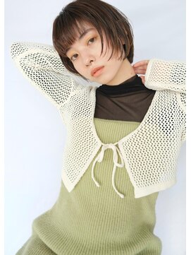 トリッカアヴェダ(tricca AVEDA) 顔まわりレイヤーで軽やかショート