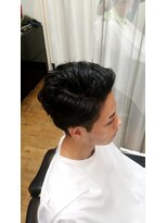 ティーズバーバー 亀有店(T's BARBER) サイドパートバックパーマ