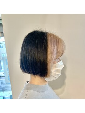 ブレス ヘアー リーベ(Bless HAIR Liebe) 20代30代40代デザインカラーブリーチ1回フェイスフレーミング